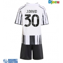 Juventus Jonathan David #30 Domaci Dres za djecu 2025-26 Kratak Rukav (+ Kratke hlače)